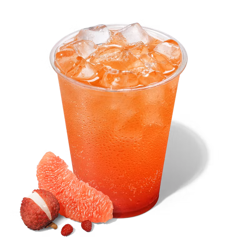 Grapefruit-strawberry lemonade