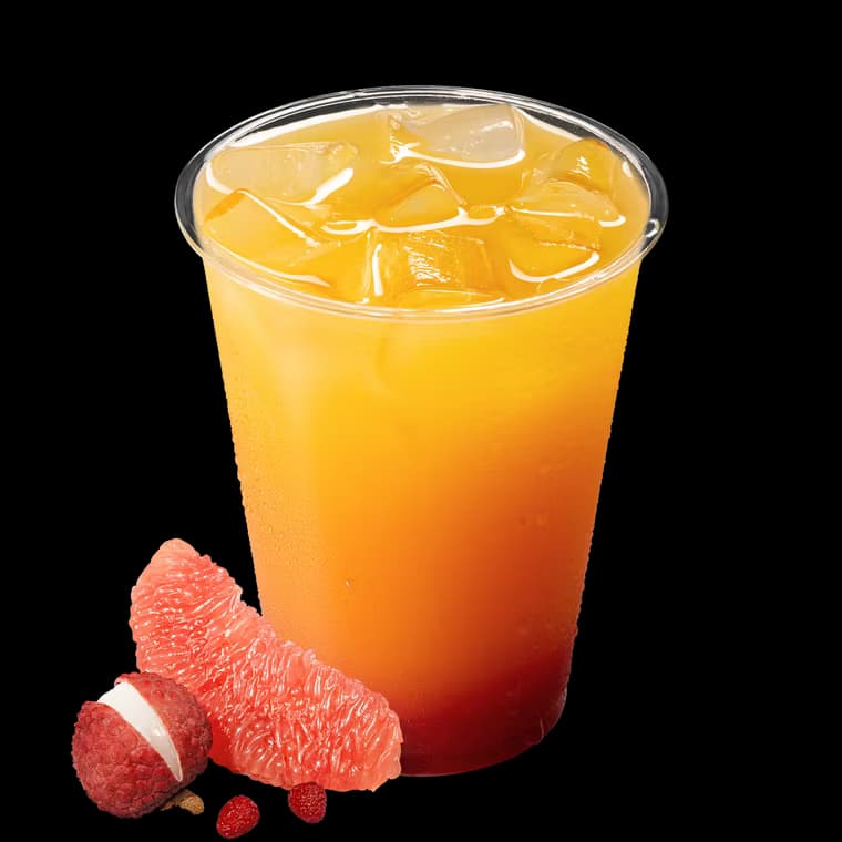 Sunrise grapefruit-strawberry